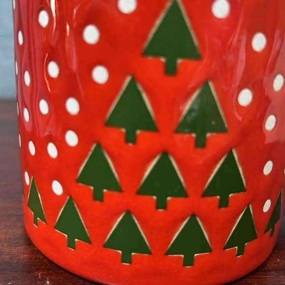 NEW Unusual WAECHTERSBACH "Snowflake" Stylized, Christmas Trees in Snow Mug NWT - Picture 4 of 11